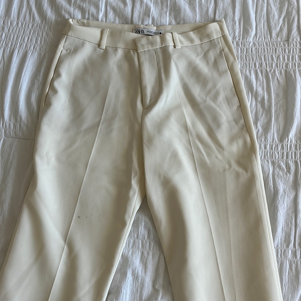 Cream Zara slacks